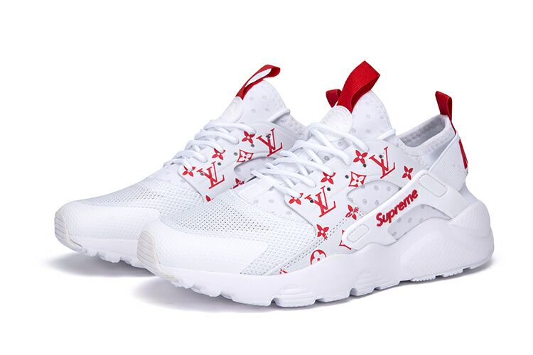 Nike Air Huarache Run Ultra White Red For Men